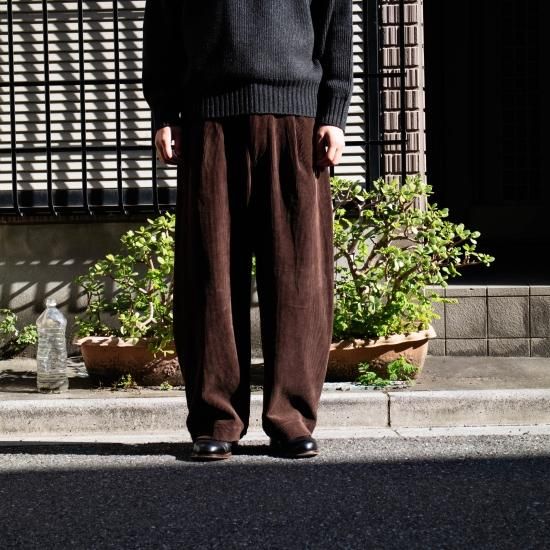 ASEEDONCLOUD (Handwerker) HW wide trousers / Corduroy - Off