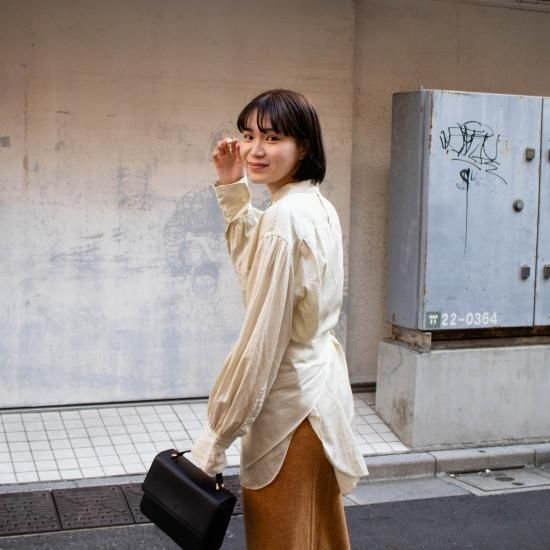 JöICEADDED ジョイスアディッド 「Wash satin Shirt JöICEADDED ジョイスアディッド 「Wash satin Shirt
