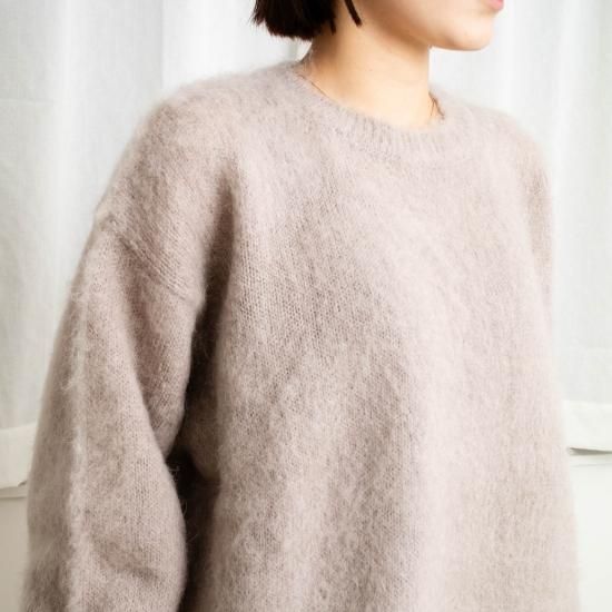 24FW モヘアニット　COMM.ARCH.  コム・アーチ　  レディースニット   HAND FRAMED MOHAIR P/O モヘア　プルオーバーニット COMM.ARCH. コム・アーチ レディースニット HAND FRAMED MOHAIR