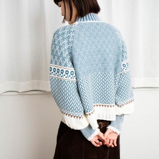 ASEEDONCLOUD アシードンクラウド 「Kigansai knit blouse
