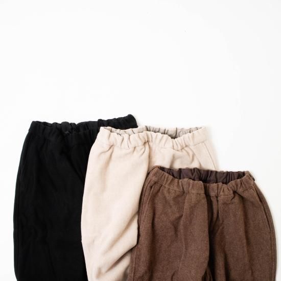 MITTAN ミッタン「ストレートウールブランケットパンツ MITTAN ミッタン「ストレートウールブランケットパンツ
