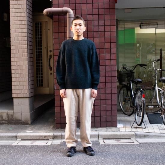 MITTAN ミッタン「ストレートウールブランケットパンツ MITTAN ミッタン「ストレートウールブランケットパンツ