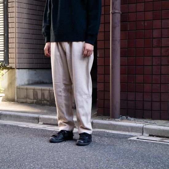 MITTAN ミッタン「ストレートウールブランケットパンツ MITTAN ミッタン「ストレートウールブランケットパンツ