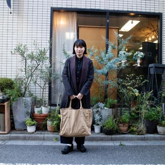 MITTAN ミッタン 「綿麻ウェザーレイヤードバッグ 大 BA-19