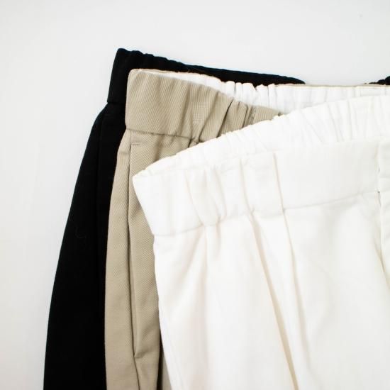 エシュペー　 DOUBLE TUCK WIDE TAPERED PANTS ŠP（エシュペー） 「CHINO CLOTH / WIDE TAPERED」－WEEKENDER