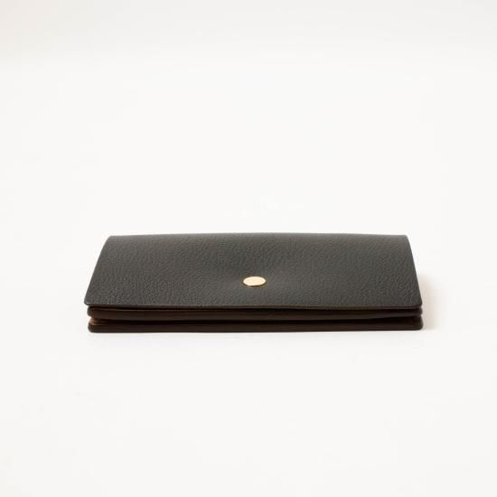 forme フォルメ】 Card Case Serpentine / Black - Avelia