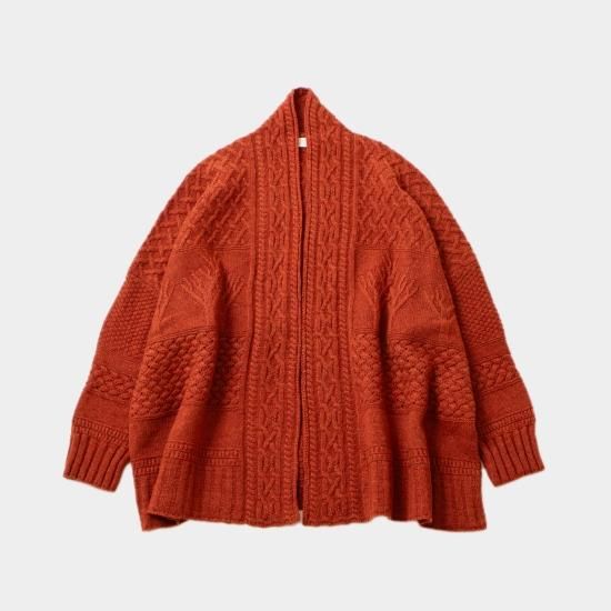 ASEEDONCLOUD アシードンクラウド 「Cable big Cardigan