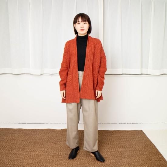 ASEEDONCLOUD アシードンクラウド 「Cable big Cardigan