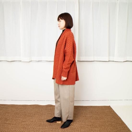 ASEEDONCLOUD アシードンクラウド 「Cable big Cardigan