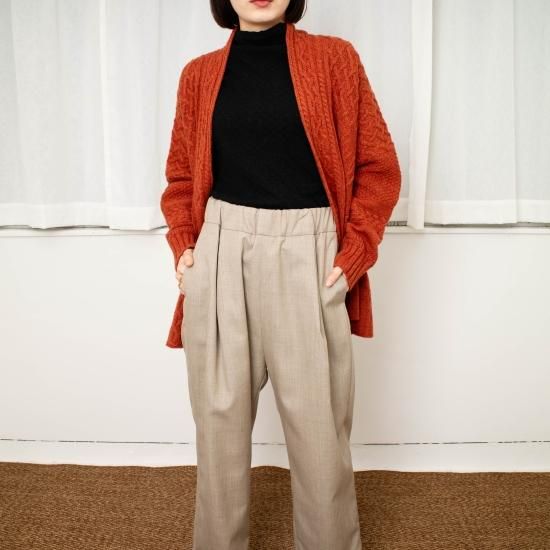 ASEEDONCLOUD アシードンクラウド 「Cable big Cardigan」- WEEKENDER