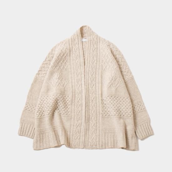 ASEEDONCLOUD アシードンクラウド 「Cable big Cardigan