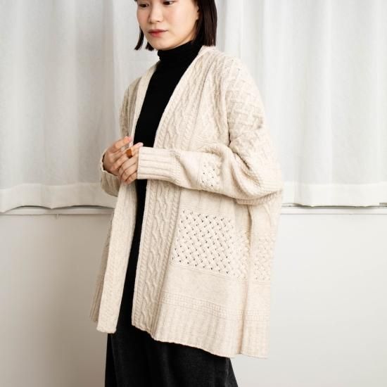 ASEEDONCLOUD アシードンクラウド 「Cable big Cardigan