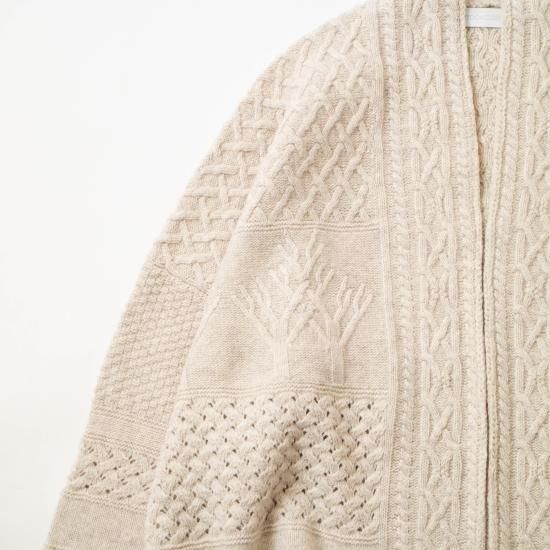 ASEEDONCLOUD アシードンクラウド 「Cable big Cardigan
