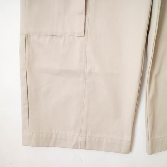 THE HINOKI (ザ ヒノキ) 「ORGANIC COTTON CHINO 1TUCK UTILITY THE HINOKI (ザ ヒノキ) 「ORGANIC COTTON CHINO 1TUCK UTILITY