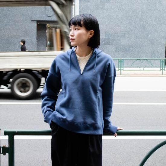 THE HINOKI (ザ ヒノキ) 「ORGANIC COTTON HALF ZIP SWEAT HOODIE