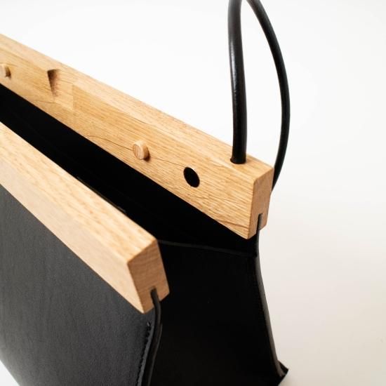 YURUKU (ユルク) 「Clap Wood Round Pouch」－ WEEKENDER SHOP ANDEL
