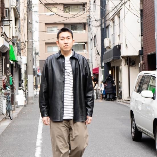 Cale カル 「ラムレザーシャツ 」 - WEEKENDER SHOP