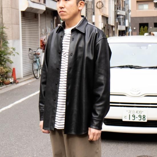 Cale カル 「ラムレザーシャツ 」 - WEEKENDER SHOP Cale カル 「ラムレザーシャツ 」 - WEEKENDER SHOP