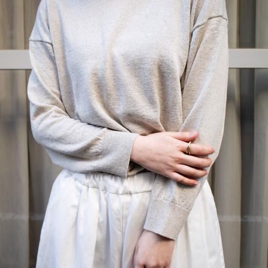 comm.arch. コム・アーチ「Linen Silk High Gause P/O