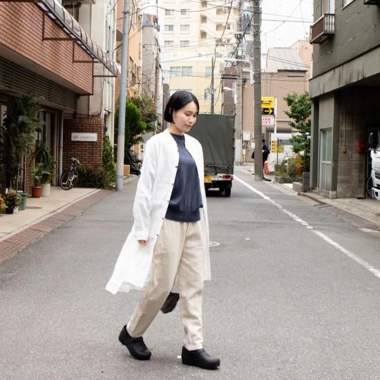 comm.arch. コム・アーチ「Linen Silk High Gause P/O
