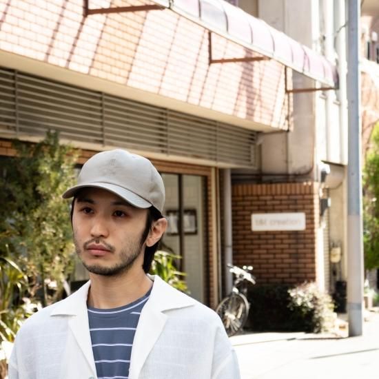 ERA. イーラ TAS 6 PANEL CAP タッサーナイロン6パネルキャップ