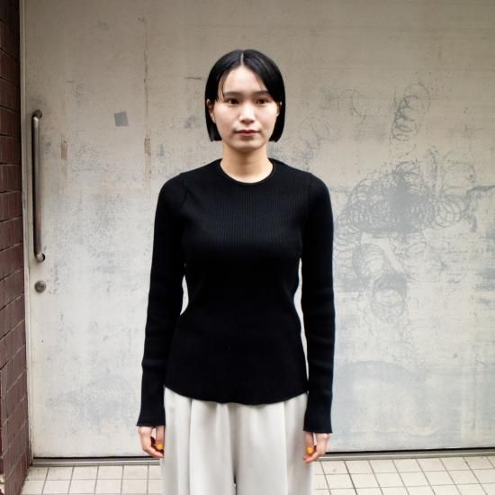 THE HINOKI (ザ ヒノキ) 「COTTON WOOL RIB LONG SLEEVE T-SHIRT