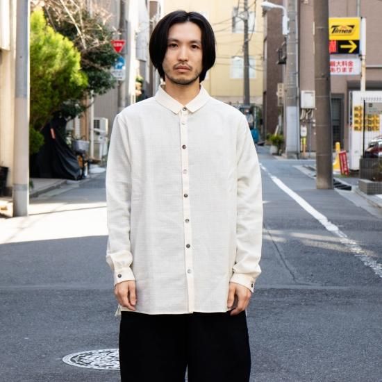MITTAN ミッタン 「毛亜麻格子シャツ SH-87」-WEEKENDER SHOP MITTAN ミッタン 「毛亜麻格子シャツ SH-87」-WEEKENDER SHOP