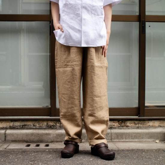 comm. arch. コムアーチ パンツ comm.arch. メンズ Linen Cotton