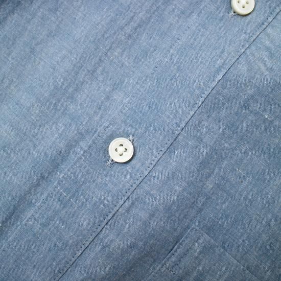 未使用 comm.arch コムアーチ Chambray Shirt comm.arch. コム・アーチ 「Super Soft Cotton Chambray Shirt