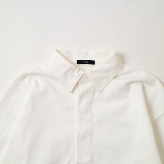 YLEVE(イレーヴ)「PIGMENT DYE OPEN END COTTON RUGGER P/O YLEVE(イレーヴ)「PIGMENT DYE OPEN END COTTON RUGGER P/O