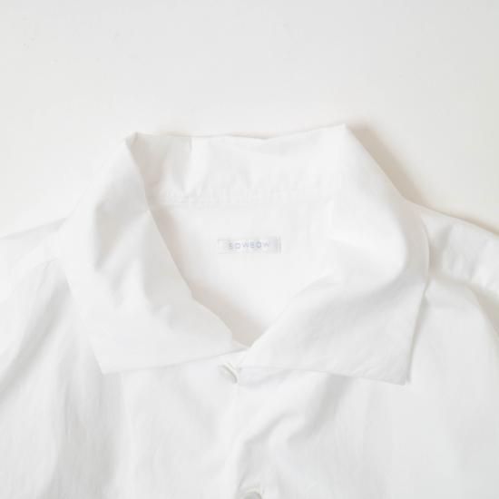 SOWBOW ソウボウ 「蒼氓シャツ / A（W）ONE PIECE COLLAR WIDE