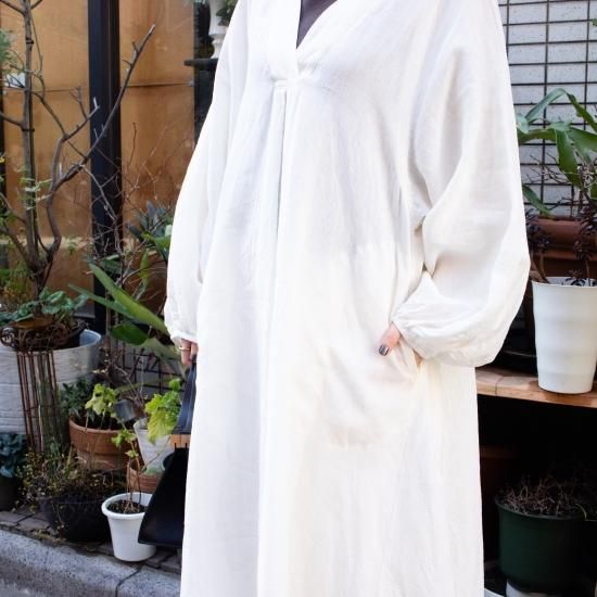 kijinokanosei - 生地の可能性 「Vneck dress」 - WEEKENDER kijinokanosei - 生地の可能性 「Vneck dress」 - WEEKENDER