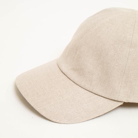 MATURE HA._MIL（マチュア―ハ ミル）「Linen Trainer Cap