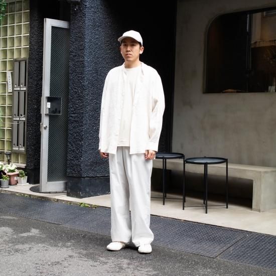 MATURE HA._MIL（マチュア―ハ ミル）「Linen Trainer Cap