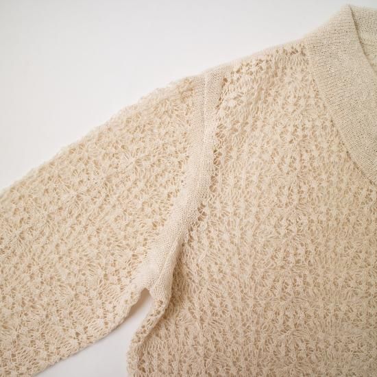 JöICEADDED ジョイスアディッド 「Lace Knitted Shirt JöICEADDED ジョイスアディッド 「Lace Knitted Shirt