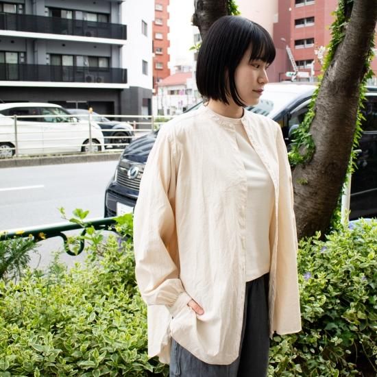 ŠP（エシュペー） 「ORGANIC COTTON OXFORD / SMOCK SHIRT