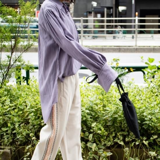 JöICEADDED ジョイスアディッド 「Wrinkled Pullover Shirt JöICEADDED ジョイスアディッド 「Wrinkled Pullover Shirt