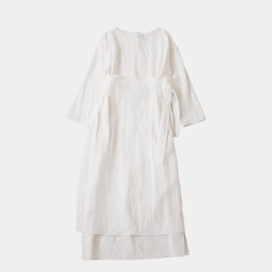 ŠP(エシュペー) 「1/60 LINEN APRON ONEPIECE」-WEEKENDER ŠP(エシュペー) 「1/60 LINEN APRON ONEPIECE」-WEEKENDER