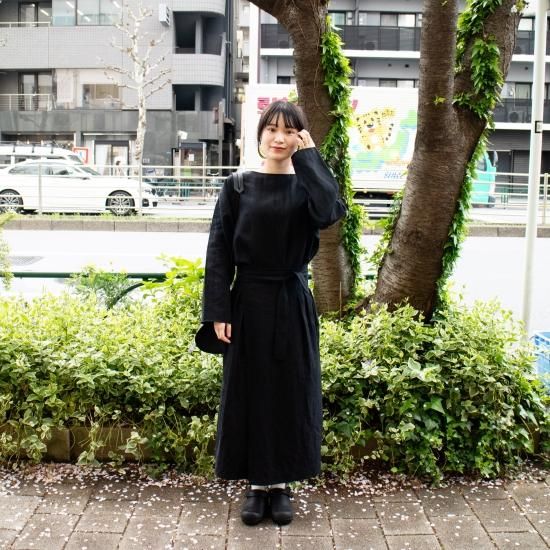 ŠP(エシュペー) 「1/60 LINEN APRON ONEPIECE」-WEEKENDER ŠP(エシュペー) 「1/60 LINEN APRON ONEPIECE」-WEEKENDER