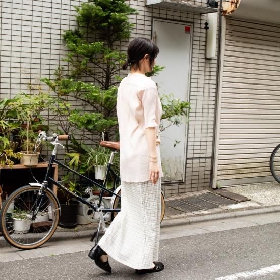 JöICEADDED ジョイスアディッド 「Checked fabric skirt