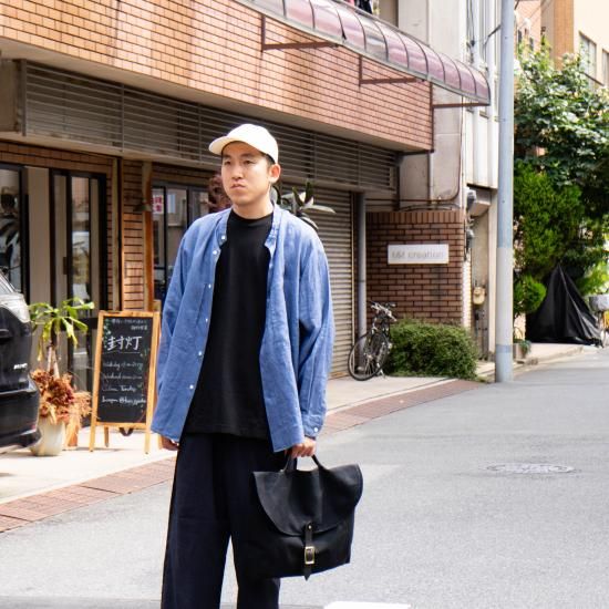 【極美品】STILL BY HAND リネン シャツコート シリコンコーティング STILL BY HAND（スティルバイハンド） シリコンコーティング