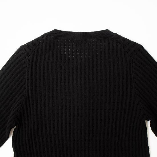 YLEVE（イレーヴ）「ELS ORGANIC COTTON OPEN WORK KN HENLY