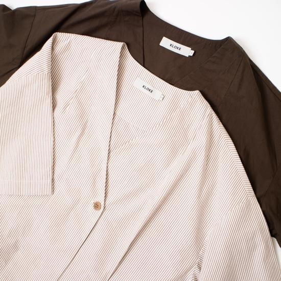 kloke シャツドレス　クローク　購入額8万円 KLOKE （クローク）「Glimpse Dress」 - WEEKENDER SHOP ANDEL