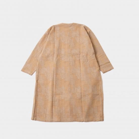 mittan ミッタン　絹綿麻ジャガードワンピース MITTAN ミッタン 「綿絹麻ジャカードワンピース OP-11」－WEEKENDER SHOP