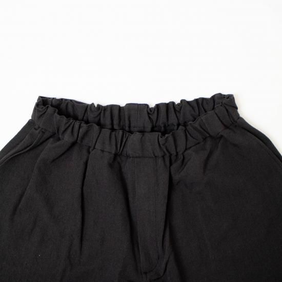 mittan エアータンブルウールパンツ　黒 864279fd672d66eed087409370e31d