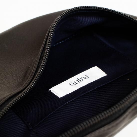 FUJITO Leather Mini Pouch Black | Directors Web Shop