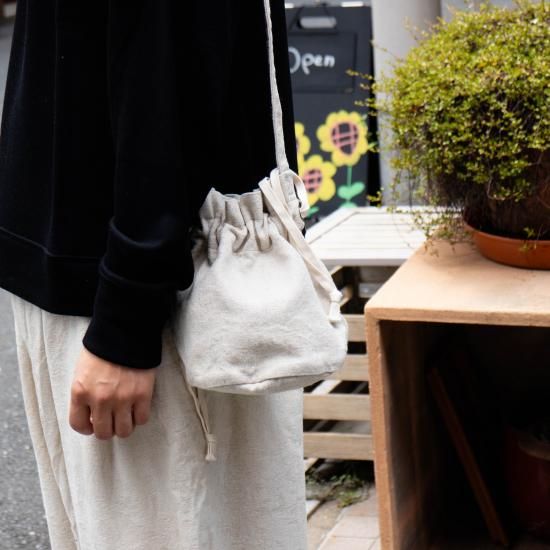 クラフト・布製品 mi mitan MITTAN ミッタン 「亜麻苧麻残布ミニバッグ ZR-20」－WEEKENDER SHOP