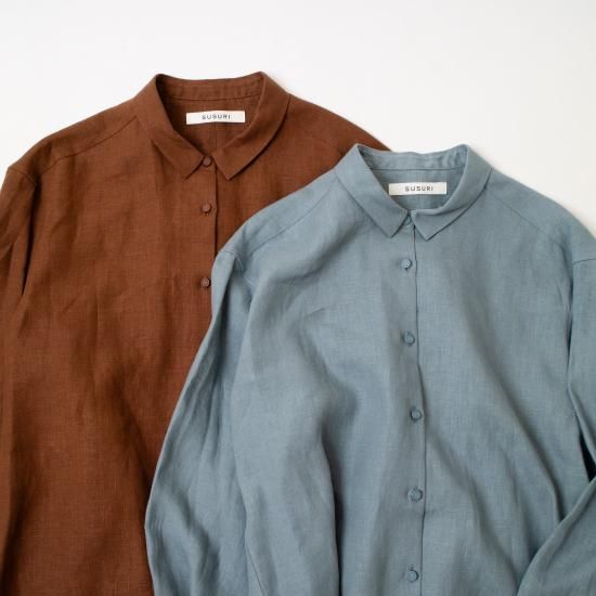 SUSURI ススリ 「ボタニストシャツ 24-351」 - WEEKENDER SHOP ANDEL
