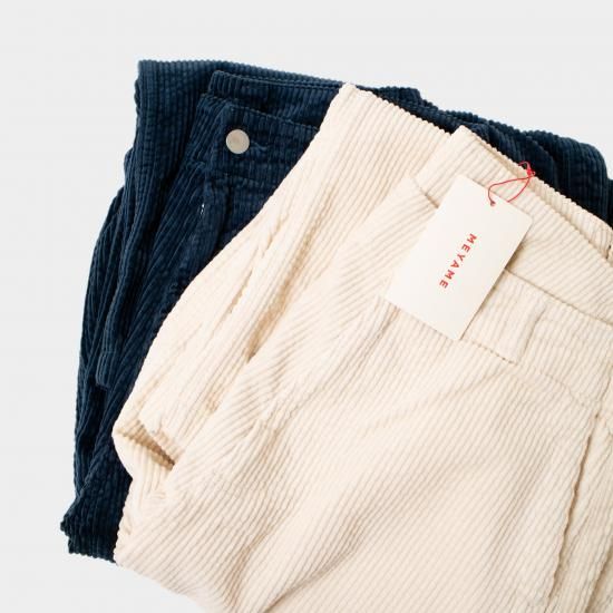 MEYAME メヤメ 「CORDUROY SIDE LINE WIDE PANTS」 - WEEKENDER