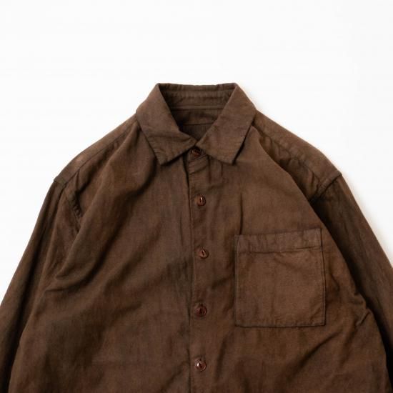 YOKO SAKAMOTO ヨーコサカモト 「BRUSHED COTTON BOX SHIRT